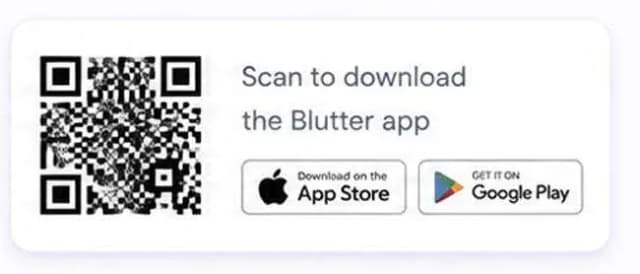 Scan to download the Blutter app